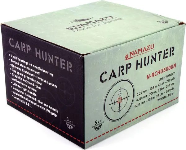 Изображение товара Катушка безынерционная Namazu Carp Hunter New CH6000