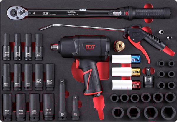 Изображение товара Набор пневмоинструмента M7 NC-4255QC