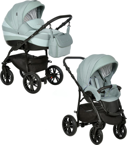 Изображение товара Детская универсальная коляска INDIGO 2 в 1 (In 03, шалфей)