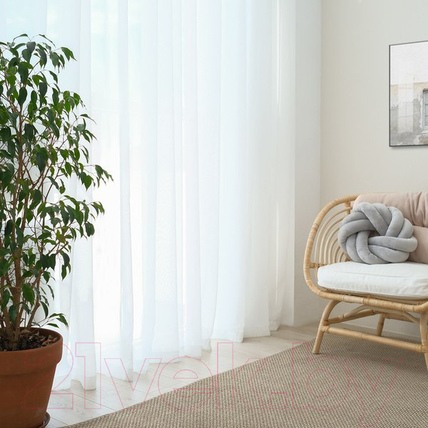 Изображение товара Гардина Этель 4280478 (140x250, белый)