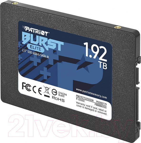 Изображение товара SSD диск Patriot Burst Elite 1.92TB (PBE192TS25SSDR)