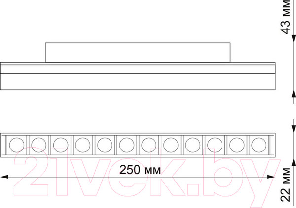 Изображение товара Трековый светильник Novotech 358622