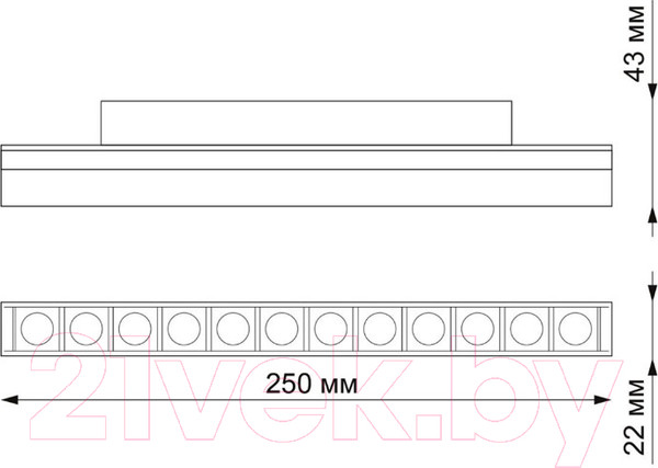 Изображение товара Трековый светильник Novotech 358621