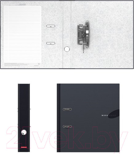 Изображение товара Папка-регистратор Erich Krause Work Inside / 19860 (черный)