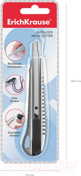 Изображение товара Нож канцелярский Erich Krause 19157