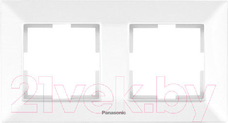 Изображение товара Рамка для выключателей и розеток Panasonic Arkedia Slim WNTF08022WH-BY