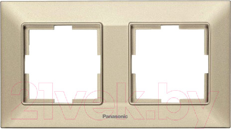 Изображение товара Рамка для выключателей и розеток Panasonic Arkedia Slim WNTF08022BR-BY