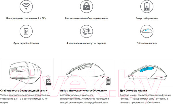 Изображение товара Мышь A4Tech Fstyler FG35 (золото/черный)