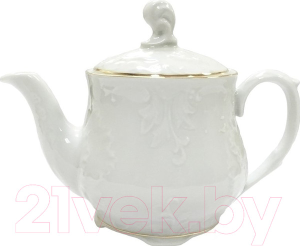 Изображение товара Заварочный чайник Cmielow i Chodziez Rococo / 3604-0035660 (золотая линия)