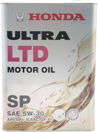 Изображение товара Моторное масло Honda Ultra LTD 5W30 SP / 0822899974 (4л)