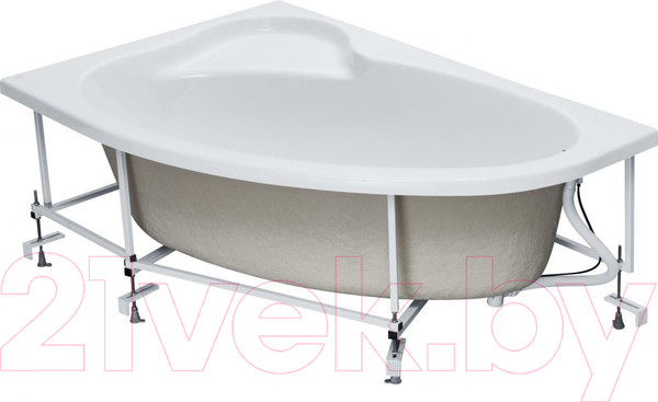 Изображение товара Ванна акриловая Santek Эдера 170x100 L (с каркасом и экраном)