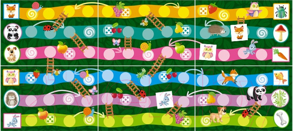 Изображение товара Набор игр Stellar Половинки/игра Наперегонки / 00919