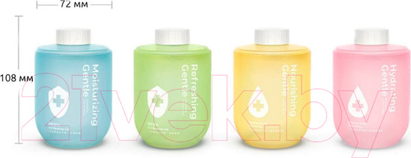 Изображение товара Мыло-пена Simpleway Сменный блок для диспенсера (розовый/лавандовый)