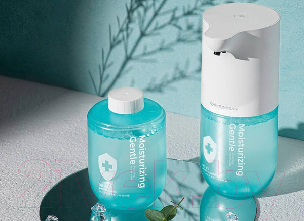 Изображение товара Мыло-пена Simpleway Сменный блок для диспенсера (розовый/лавандовый)