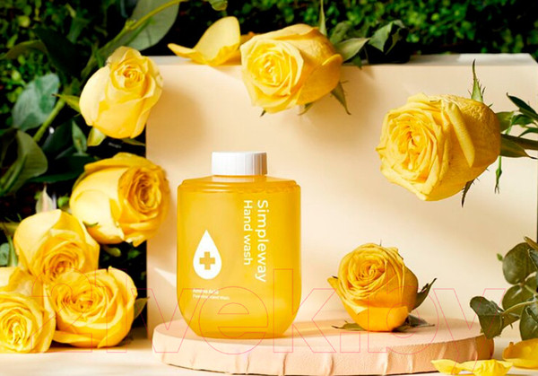 Изображение товара Мыло-пена Simpleway Сменный блок для диспенсера (розовый/лавандовый)