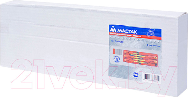Изображение товара Набор отверток Мастак 5-4005E (5 предметов)