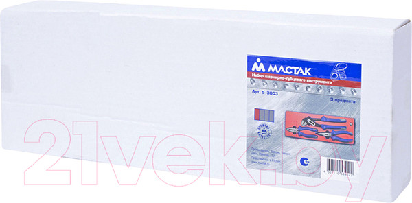 Изображение товара Набор губцевого инструмента Мастак 5-3003 (3 предмета)