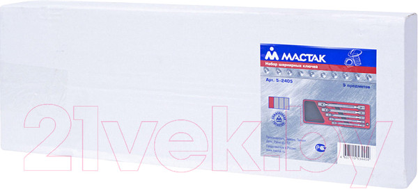 Изображение товара Набор ключей Мастак 5-2405 (5 предметов)