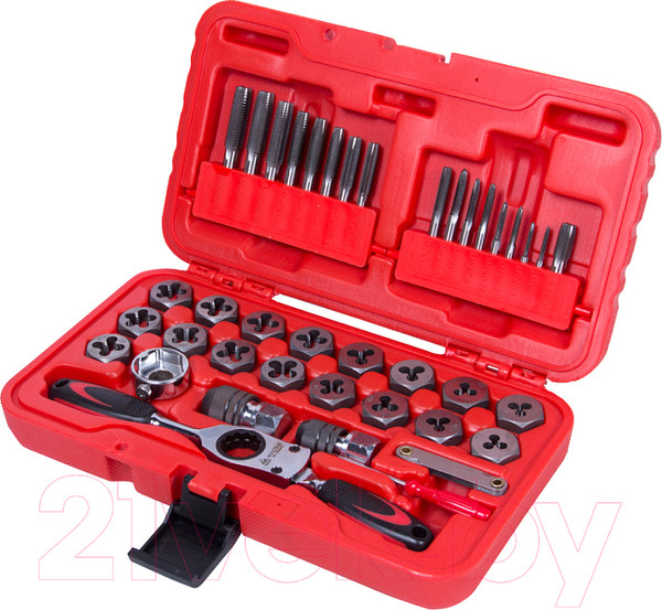 Изображение товара Резьбонарезной набор Мастак 351-00040C (40 предметов)