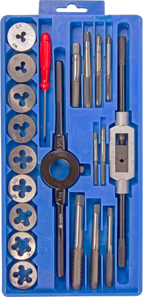 Изображение товара Резьбонарезной набор Мастак 351-00021C (21 предмет)