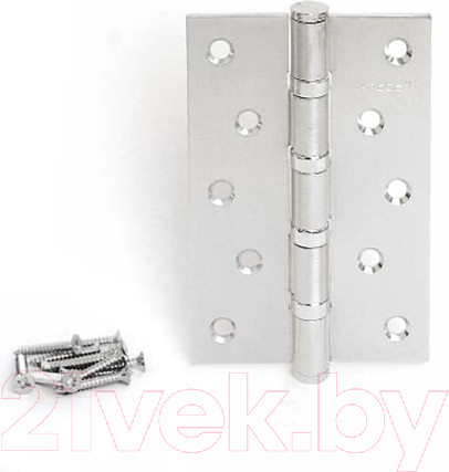 Изображение товара Петля дверная Apecs 120x80-B4-Steel-nis (матовый никель)