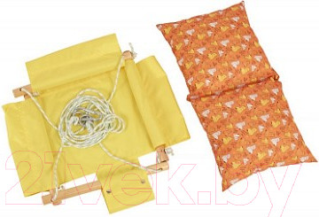 Изображение товара Качели Polini Kids Зверушки / 0002275-24 (желтый)