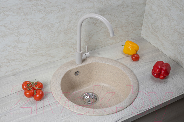 Изображение товара Мойка кухонная БелЭворс Nika (темно-бежевый, без сифона)