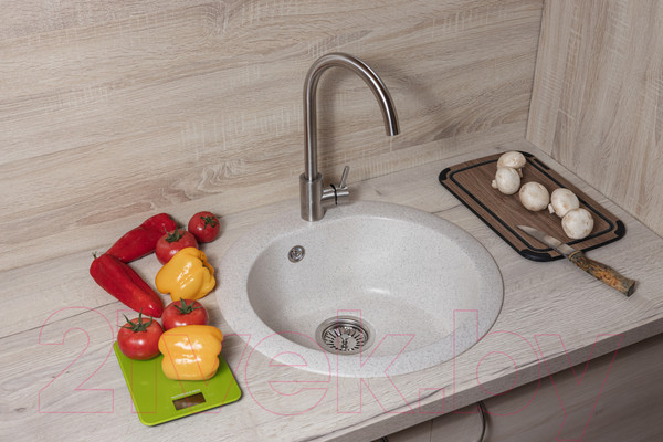 Изображение товара Мойка кухонная БелЭворс Nika (олово, без сифона)