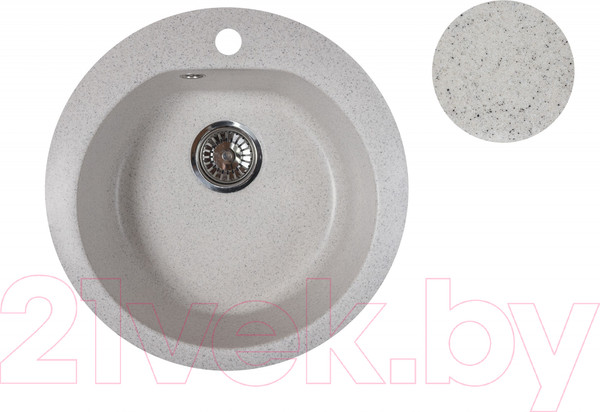 Изображение товара Мойка кухонная БелЭворс Nika (олово, без сифона)