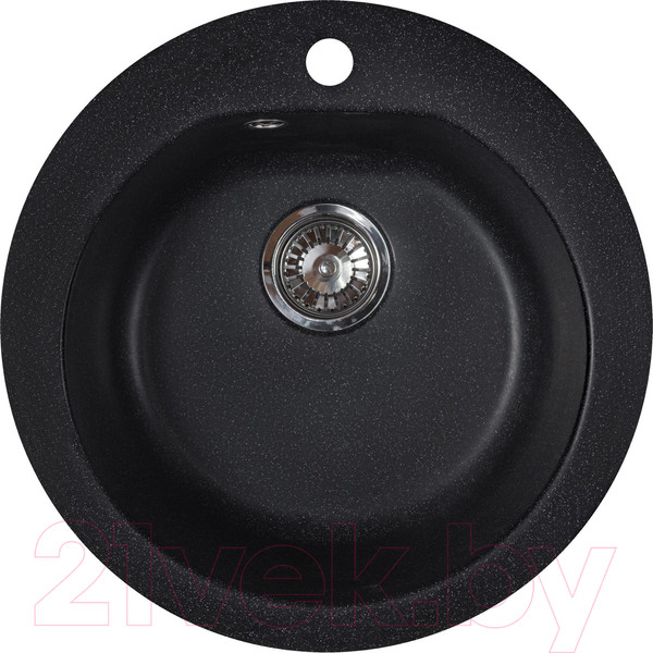 Изображение товара Мойка кухонная БелЭворс Nika (черный, без сифона)