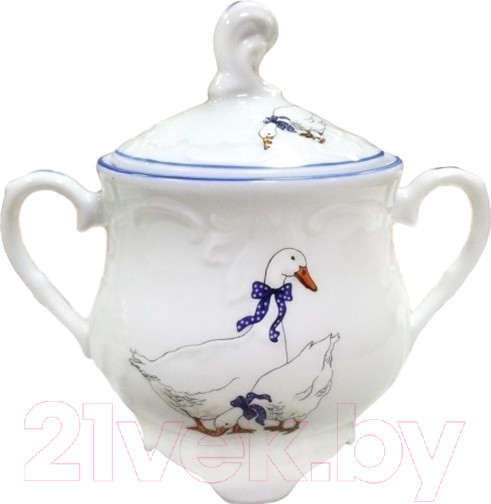 Изображение товара Сахарница Cmielow i Chodziez Rococo / E280-0036060 (гусь)
