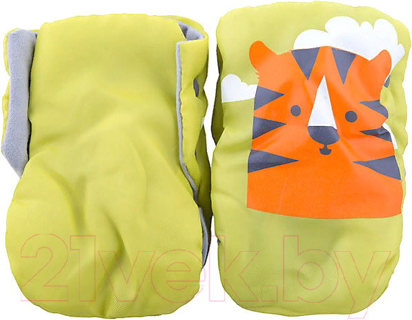 Изображение товара Рукавички для коляски Ника Тигренок / РС2 (лимонный)