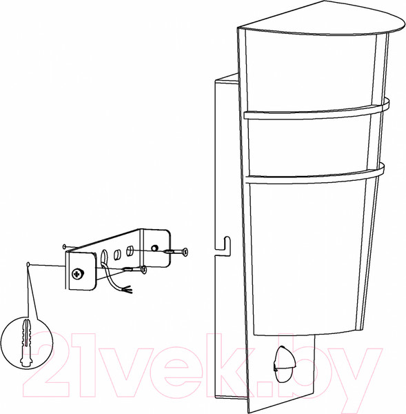 Изображение товара Светильник уличный Eglo Breganzo 1 96018