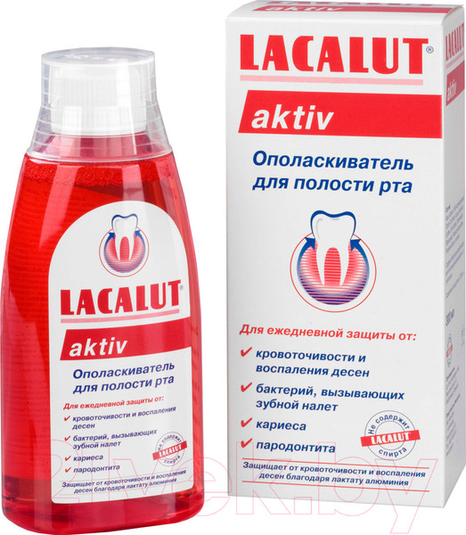 Изображение товара Ополаскиватель для полости рта Lacalut Aktiv (300мл)