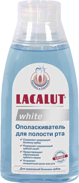 Изображение товара Ополаскиватель для полости рта Lacalut White (300мл)