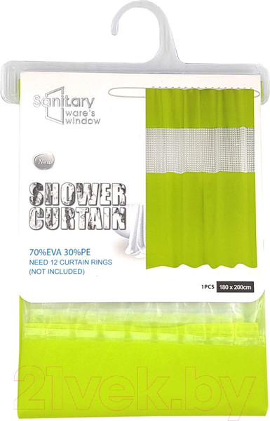 Изображение товара Шторка-занавеска для ванны DomiNado 180x200 / VN-Z