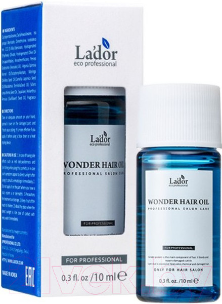 Изображение товара Масло для волос La'dor Wonder Hair Oil (10мл)