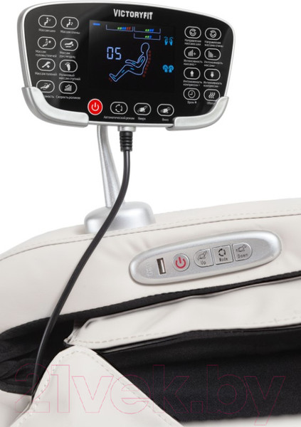 Изображение товара Массажное кресло VictoryFit M68 (серый/бежевый)