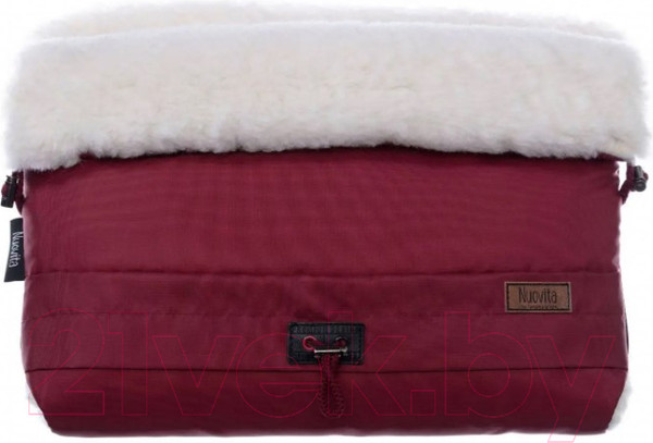 Изображение товара Муфта для коляски Nuovita Alaska Bianco (бордовый)