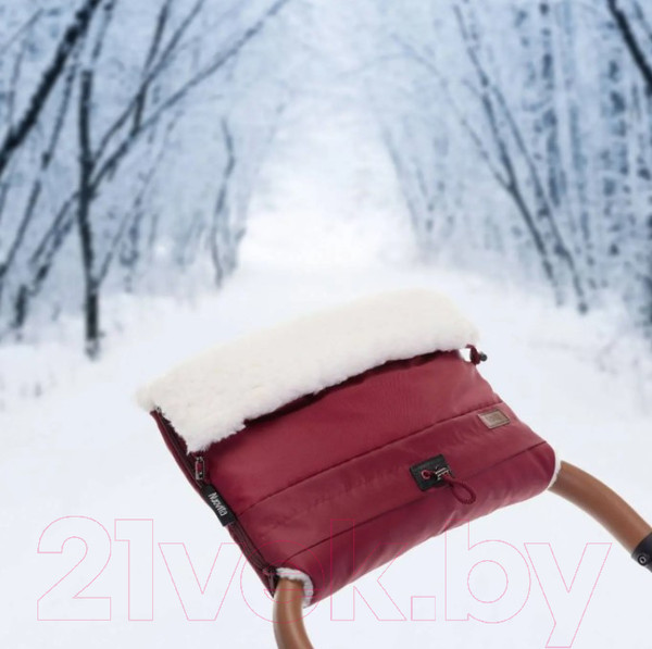 Изображение товара Муфта для коляски Nuovita Alaska Bianco (бордовый)