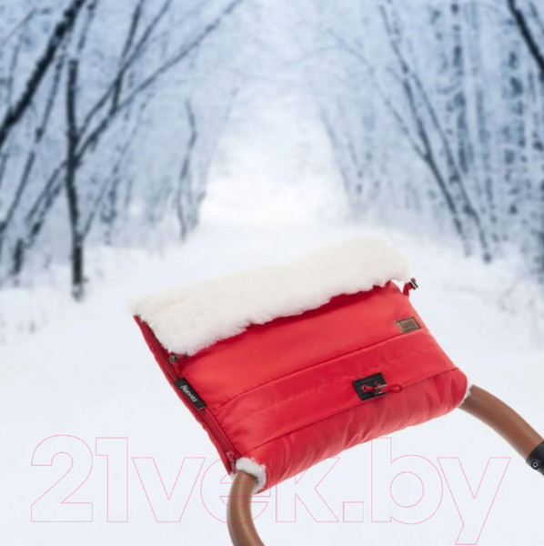 Изображение товара Муфта для коляски Nuovita Alaska Bianco (красный)
