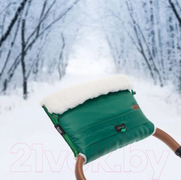 Изображение товара Муфта для коляски Nuovita Alaska Bianco (изумрудный)