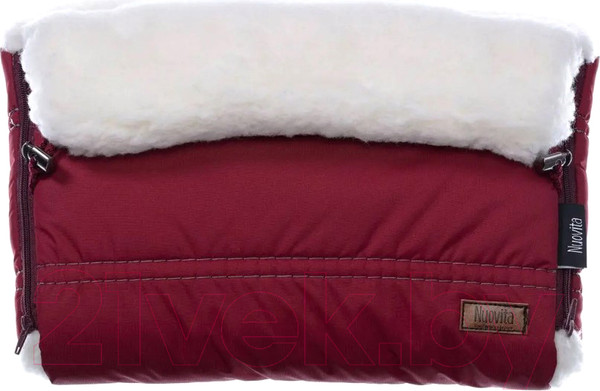 Изображение товара Муфта для коляски Nuovita Alpino Bianco (бордовый)