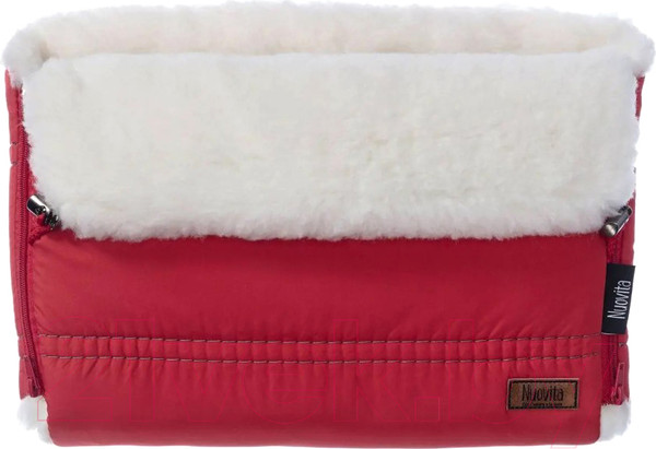 Изображение товара Муфта для коляски Nuovita Alpino Bianco (красный)