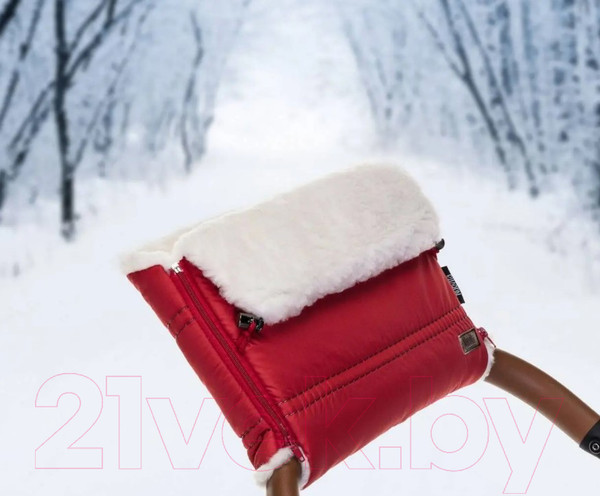 Изображение товара Муфта для коляски Nuovita Alpino Bianco (красный)