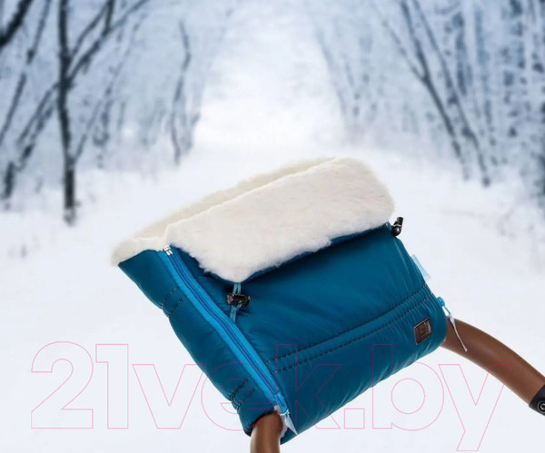 Изображение товара Муфта для коляски Nuovita Alpino Bianco (бирюзовый)