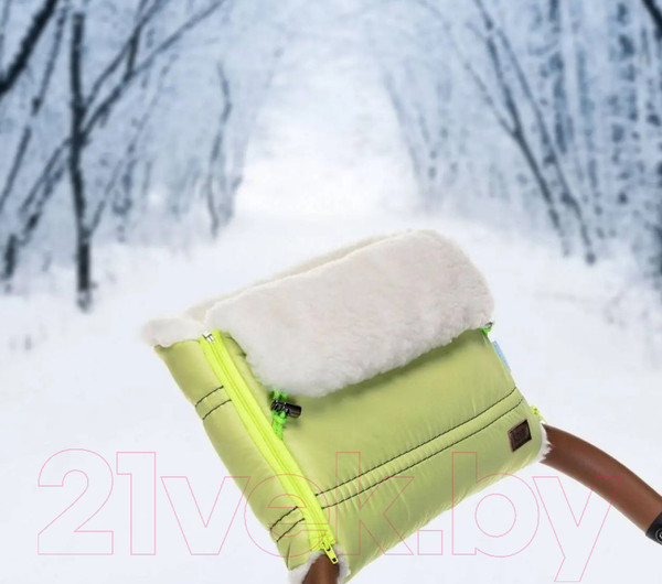 Изображение товара Муфта для коляски Nuovita Alpino Bianco (салатовый)