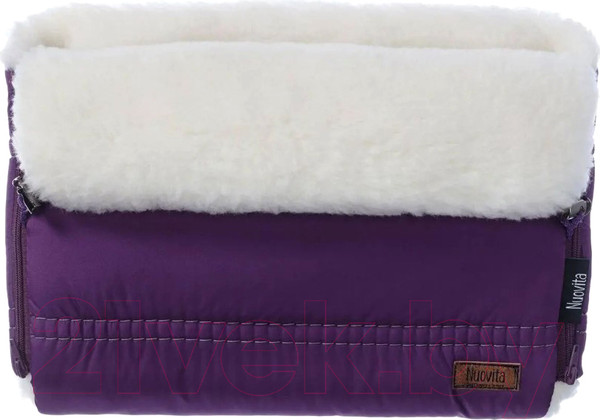 Изображение товара Муфта для коляски Nuovita Alpino Bianco (фиолетовый)