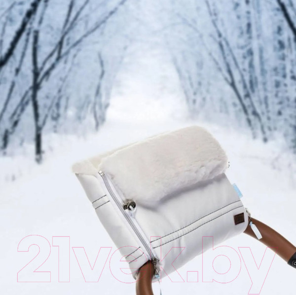 Изображение товара Муфта для коляски Nuovita Alpino Lux Bianco (белый)