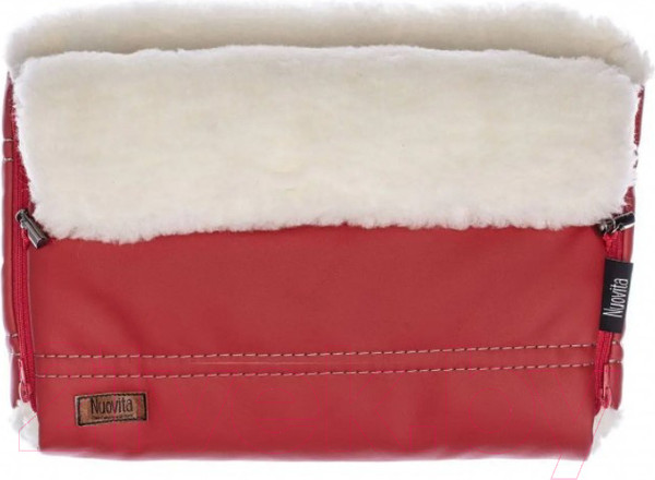 Изображение товара Муфта для коляски Nuovita Alpino Lux Bianco (красный)